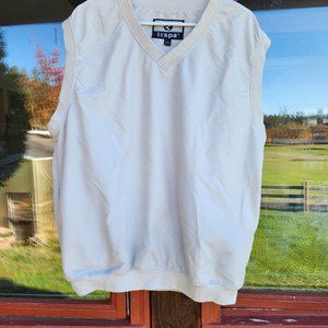 IXSPA Men's Golf Vest Size Large Cream